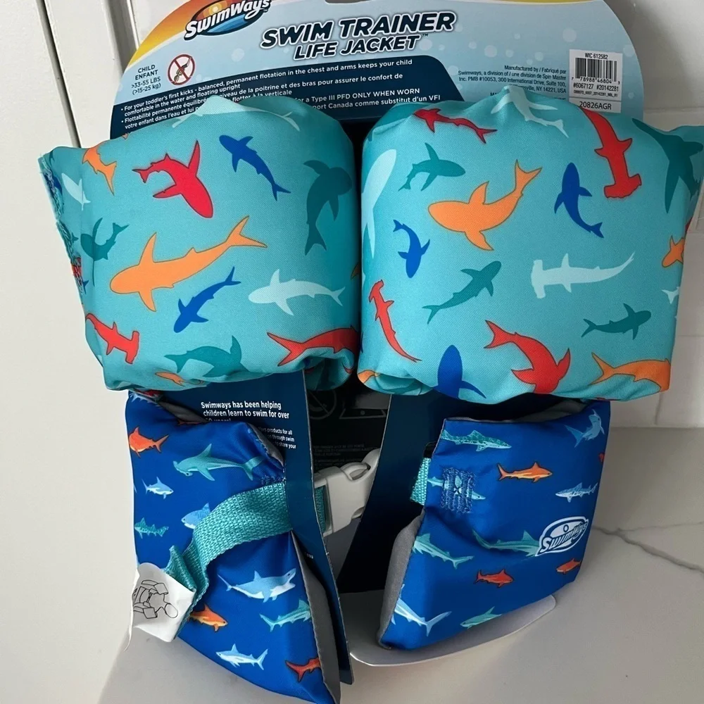 SwimWays Swim Trainer Life Jacket - Shark (6067368)